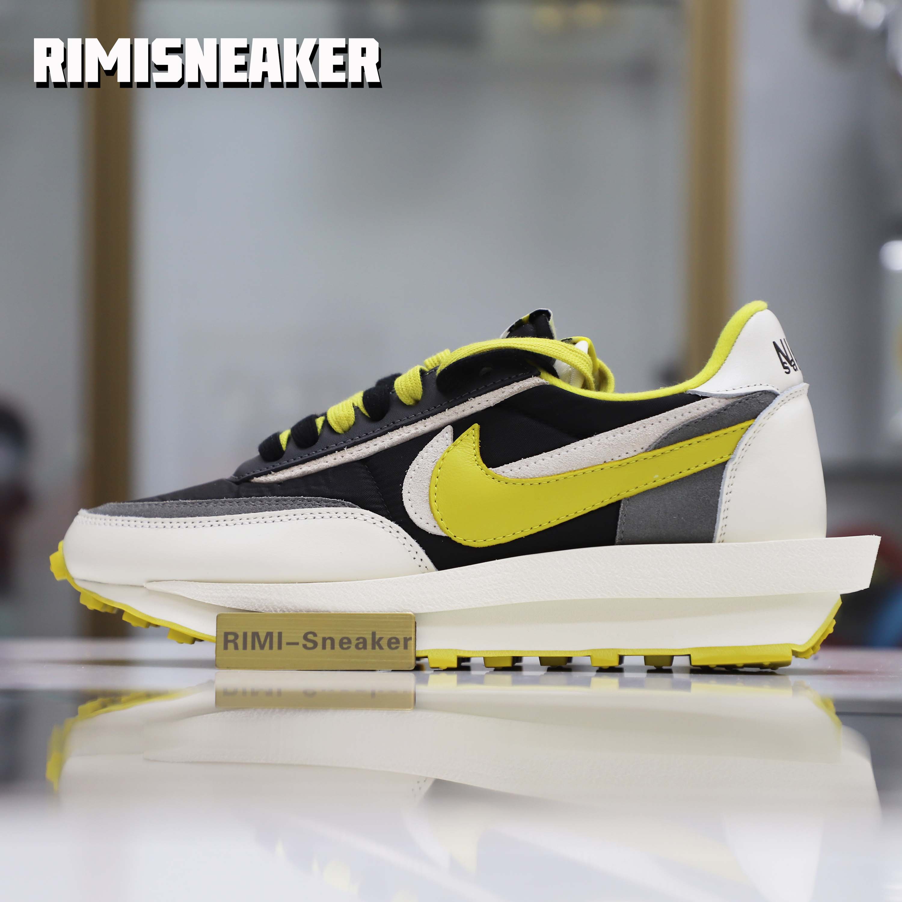 UNDERCOVER X SACAI X NIKE LDWAFFLE "BRIGHT CITRON"