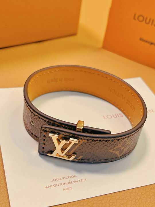 LV Brand letter logo bracelet