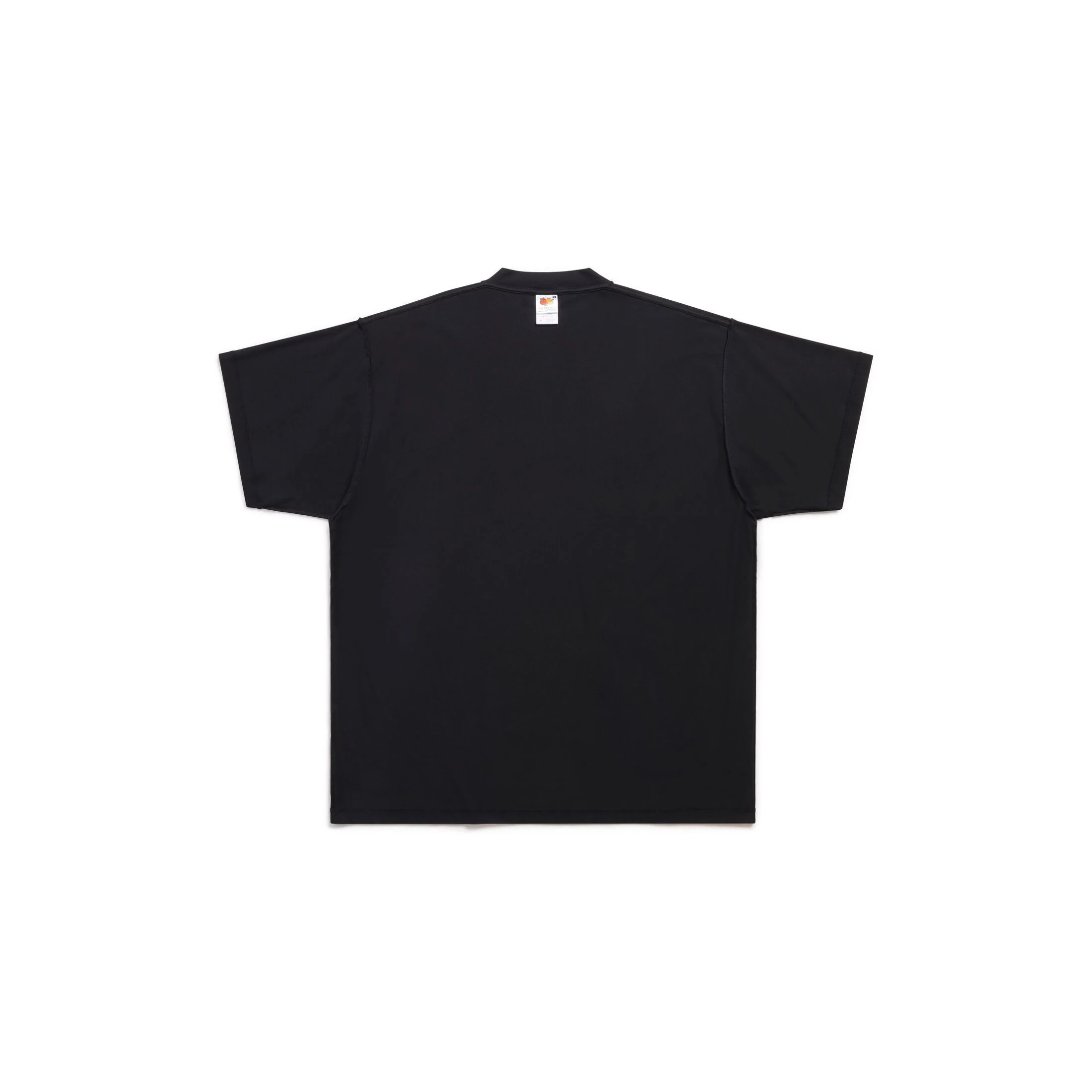 Mirror T-Shirt Oversized in black vintage jersey
