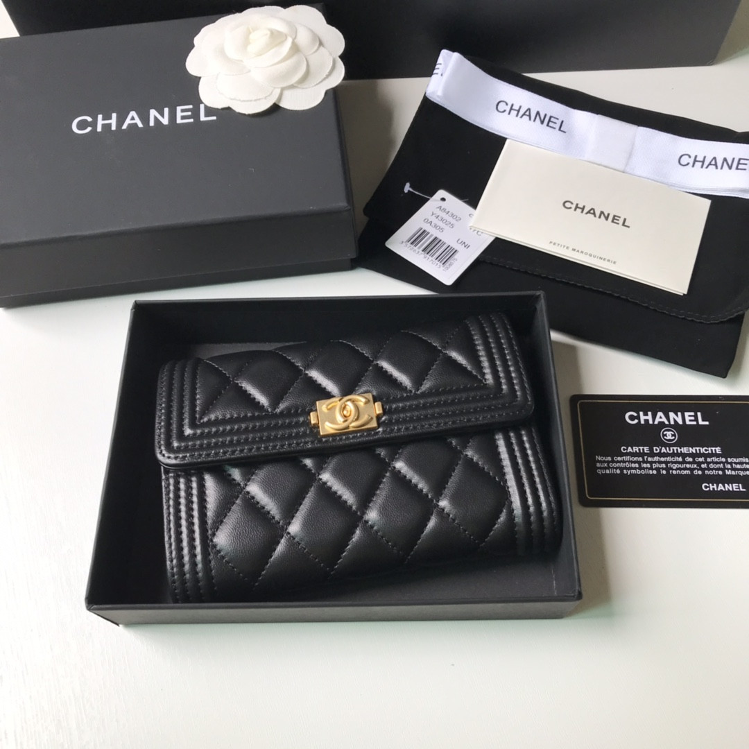 Chanle Flap Wallet