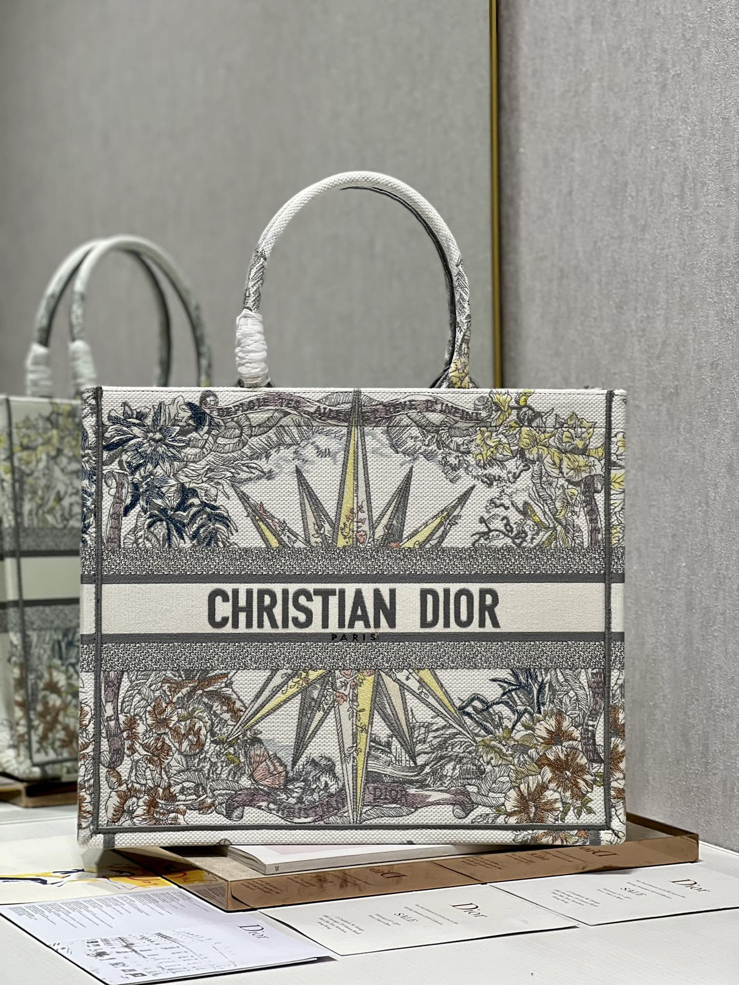Large Dior Book Tote