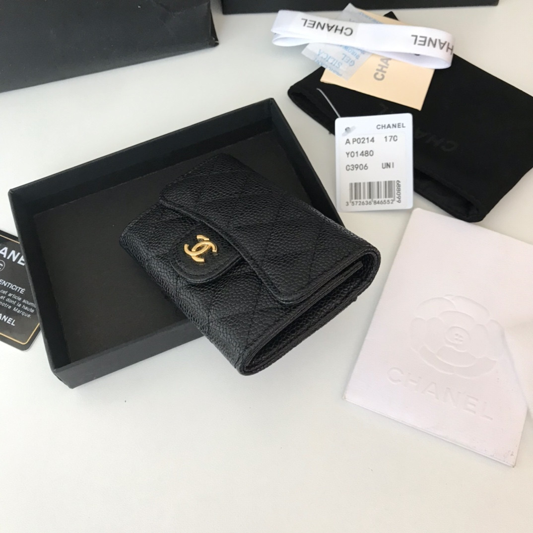 Chanle Flap Wallet