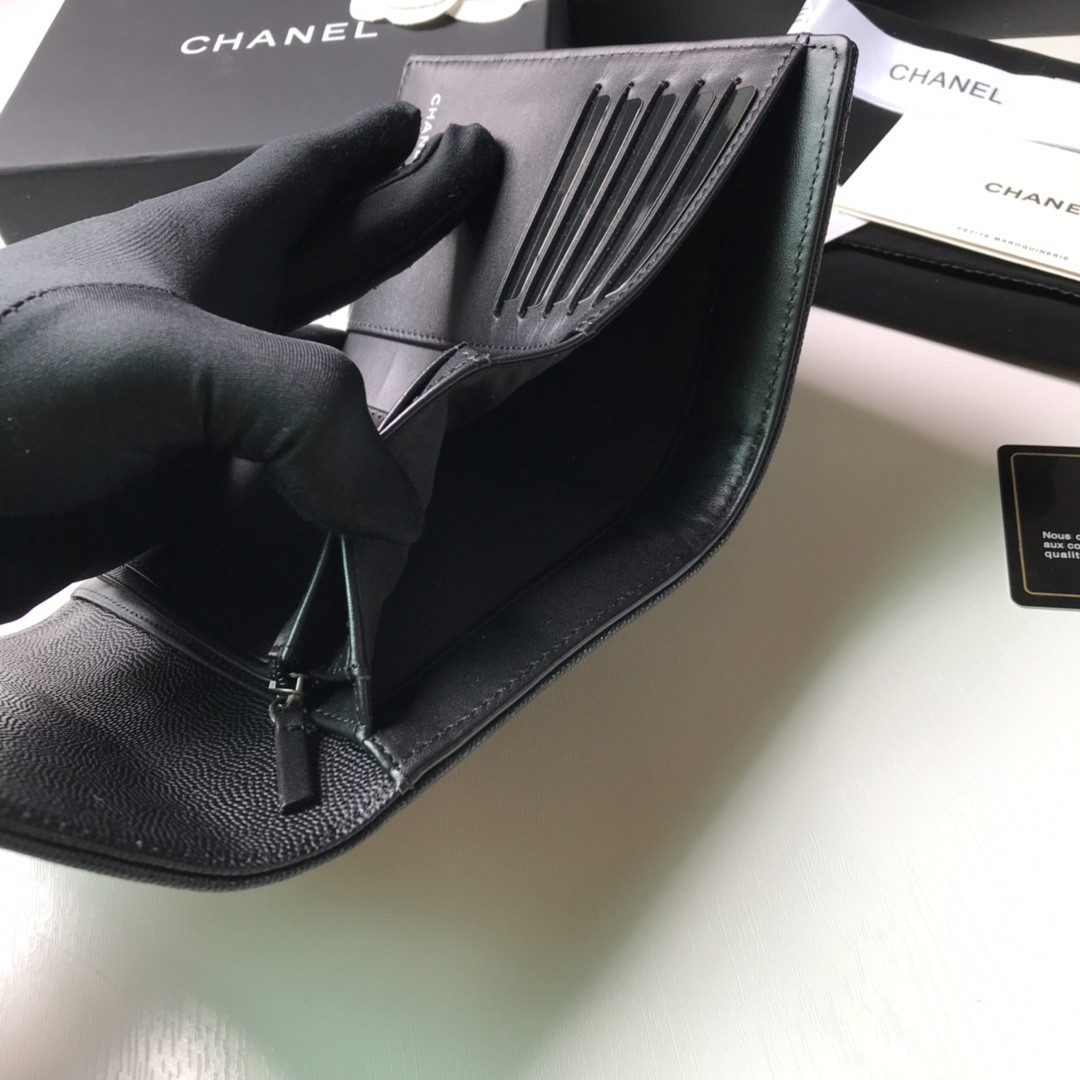 Chanle Flap Wallet