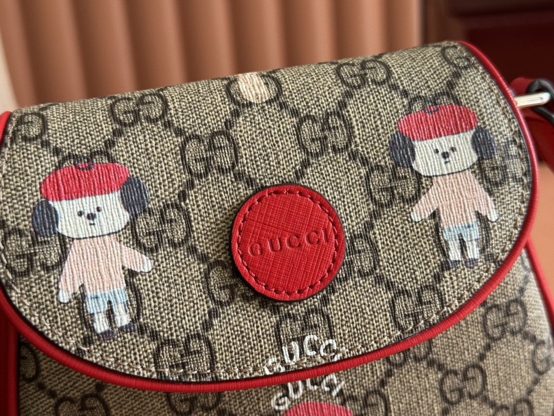 Gucci Children Printed Shoulder Bag