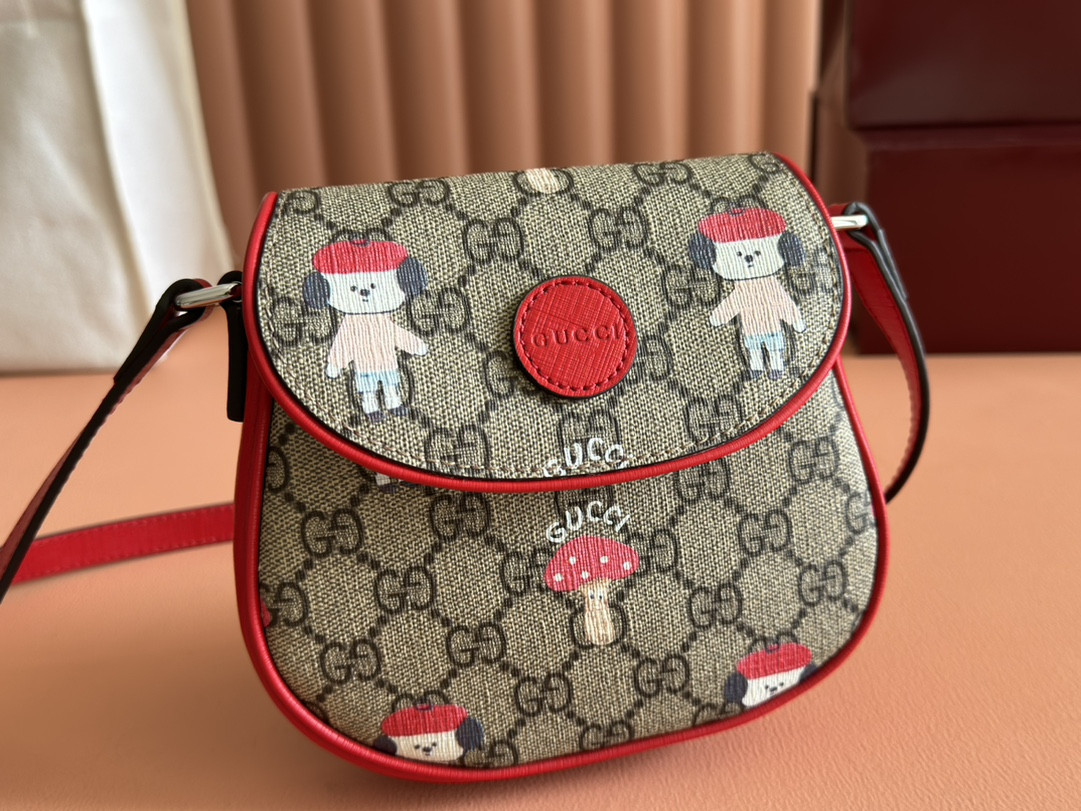 Gucci Children Printed Shoulder Bag
